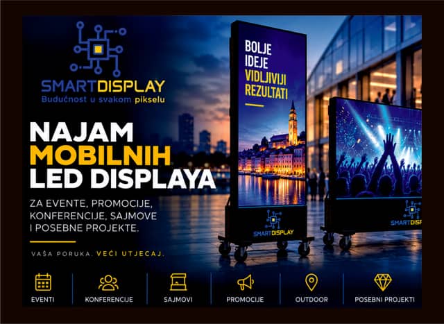 Smart Display - najam pokretnih LED displaya